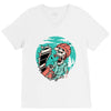 skullchain saw V-Neck Tee