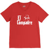 el compadre   the godfather in spanish espanol movie symbol mexcian te V-Neck Tee