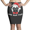 bah hum pug scrooge grinch christmas Pencil Skirts