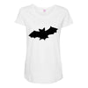 bat Maternity Scoop Neck T-shirt