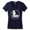 pj harvey singer retro Women's V-Neck T-Shirt