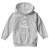 black and white Youth Hoodie