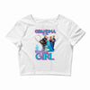 grandma of the birthday girl Crop Top