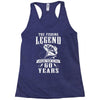 The Fishing Legend Reeling Them In For 60 Years Racerback Tank