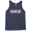 samcro funny retro biker gang sons fancy dress anarchy vintage Tank Top