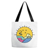 Sun Skate Tote Bags