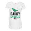 Daddysaurus Maternity Scoop Neck T-shirt