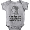 12  engineer understand. Baby Bodysuit