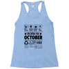 Born In October Racerback Tank
