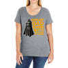 Coolest Dad Ever Next to Darth Vader of Course Ladies Curvy T-Shirt