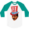 eye of the tiger man 3/4 Sleeve Shirt