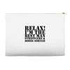 relax! i'm the best man Accessory Pouches