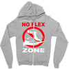 no flex zone arm gym workout Zipper Hoodie