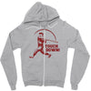 touch down funny Zipper Hoodie