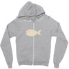 fish Zipper Hoodie