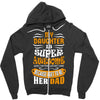 My Daughter Super Awesome Dad Zipper Hoodie
