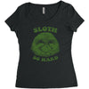 sloth so hard Women's Triblend Scoop T-shirt