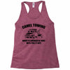 camel towing mens t shirt tee funny tshirt tow service toe college hum Racerback Tank