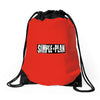 SIMPLE PLAN Drawstring Bags