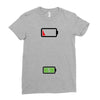 Mommy Dead Battery Ladies Fitted T-Shirt