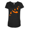heart mind anime lucky Maternity Scoop Neck T-shirt