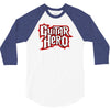 guitar hero logo 3/4 Sleeve Shirt