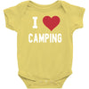 i love camping! Baby Bodysuit