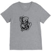 fish boat sea fishing V-Neck Tee