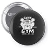 sloth's gym Pin-back button