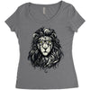 nerd  lion Women's Triblend Scoop T-shirt