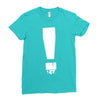 exclamation box Ladies Fitted T-Shirt