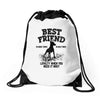 Best Friend Doberman Drawstring Bags