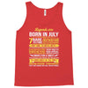 Legends Are Born In July, Tank Top
