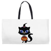 witch cat Weekender Totes