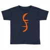 helix of heroes funny retro sci fi superhero symbol cool logo Toddler T-shirt