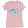 surf board surfer australia save a wave ride a surfer ocean Ladies Fitted T-Shirt