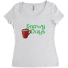 snowy days Women's Triblend Scoop T-shirt