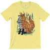polygon fox graphic T-Shirt