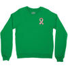 breast cancer ribbon survivor pocket Crewneck Sweatshirt