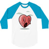 love is blind 3/4 Sleeve Shirt