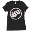 bass guitar rockband Ladies Fitted T-Shirt
