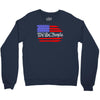 american flag we the people Crewneck Sweatshirt