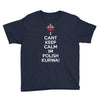 i can't keep calm i'm polish kurwa poland Youth Tee