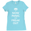 now panic and freak out Ladies Fitted T-Shirt