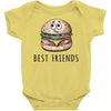 Burger and Fries Best Friends Baby Bodysuit
