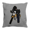 ruff rider Throw Pillow
