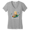 chaos and destruction Women's V-Neck T-Shirt