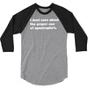 proper use of apostrophe's 3/4 Sleeve Shirt