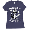 pussay patrol Ladies Fitted T-Shirt