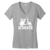 ego scooter  funny Women's V-Neck T-Shirt